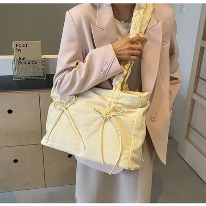 Solid Color Nylon Casual Shoulder Bags Large Capacity High Quality Versatile Crossbody Bags for Women 2025 Fashion Hot Sale
