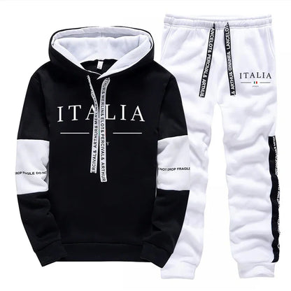 Hot Sales Mens Tracksuit Printing Casual Sweatshirts Sportswear Outdoors Sports Jogging Mens Clothing Single Piece Hoodie Pants