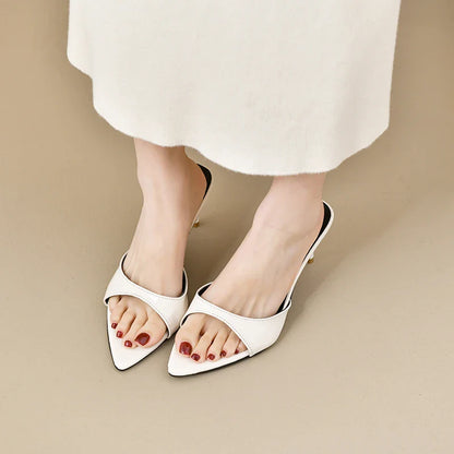 Women's High Heels Summer Women Fashion Classic Pointy Open Toe Stiletto Heels Sexy Women's Party Women's Sandals