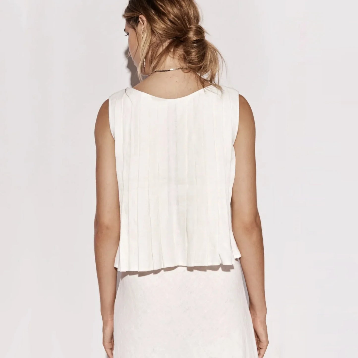 White Bandage Ribbed Tank Top Shirts For Women Hollow Out Sleeveless Slim Summer Fashion Vest Women's Lace-Up Vest Y2k Top