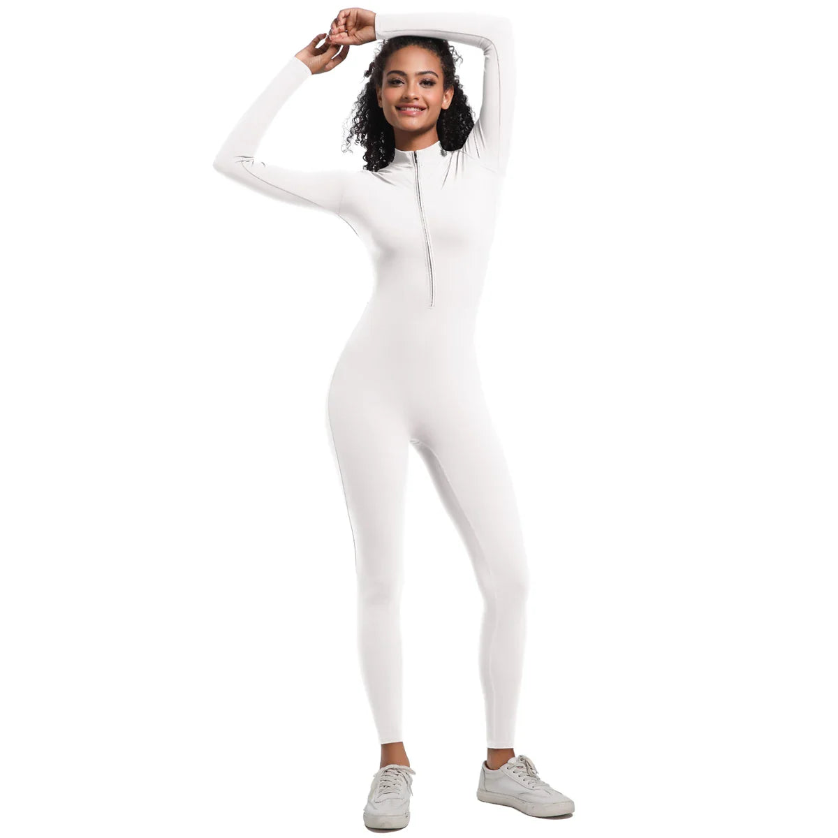 Women's Jumpsuit Women's Sports Shapewear Seamless Slim Fit Long Sleeve Sports Bodysuit  Fitness Sports Bodysuit Yoga Suit