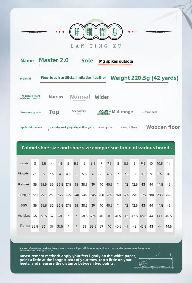 Men's Football Shoes Adult Mg Short Spikes Artificial Turf Training Football Boots Indoor Anti-slip Soccer Shoes