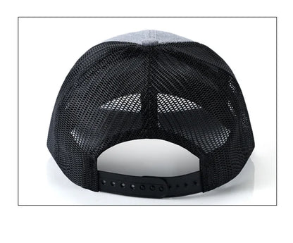 Custom embroidered logo hat Men's and women's mesh cap cotton baseball cap design DIY picture printing logo hat Summer sun hat