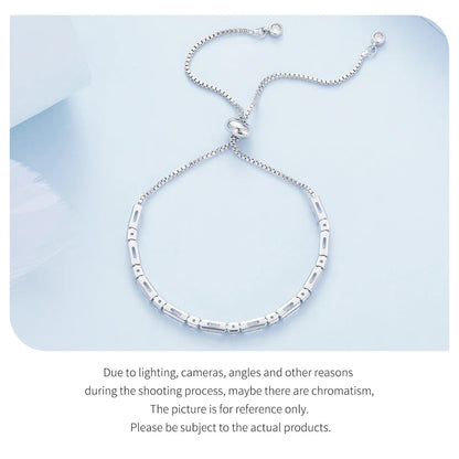Luxury Square Zircon Adjustable Bracelet Sparkling Zirconia Chain Link for Men Women Birthday Gift Crystal Fine Jewelry