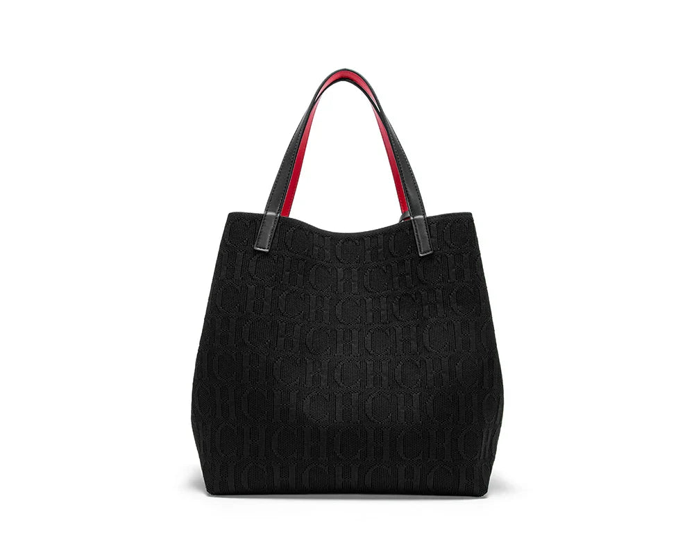Fashionable Classic New Solid Color Outer Bag Women's Handbag Exquisite Handcrafted Weaving Large Capacity Handbag