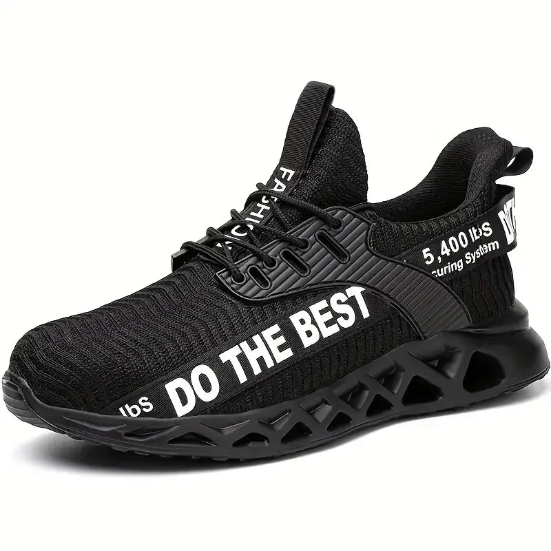 Steel Toe Protective Safety Shoes for Men Lightweight Work Sneakers Anti-puncture Work Shoes Coustruction Safety Work Boots