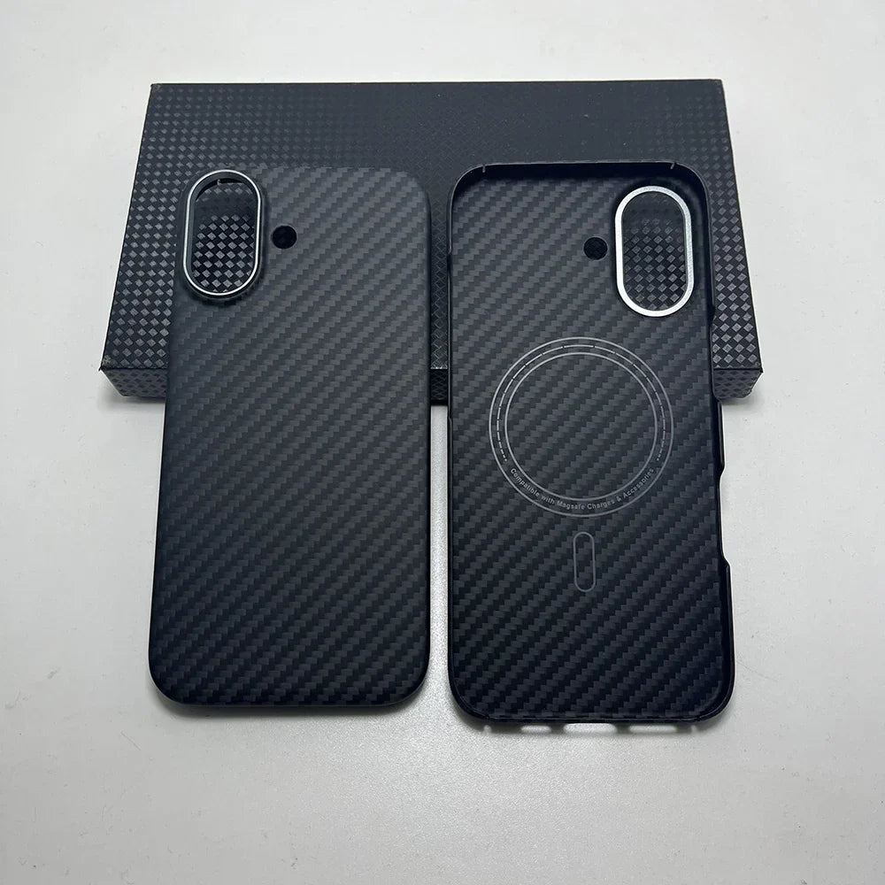 Really Carbon Fiber Case for Iphone 17 Pro Max Case for Magsafe Magnetic Ultra-Thin Lightweight for Iphone17 Pro aramid Cover