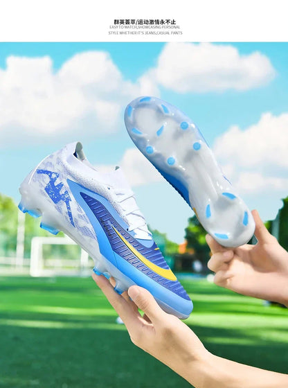 New Men Soccer Shoes Breathable Unisex Football Boots Professional Training Ultralight Wholesale Indoor Futsal Drop Shipping