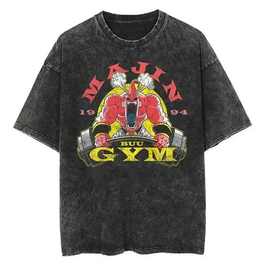T-shirt Man Women Vintage Washed Short Sleeve Tee Streetwear Loose Casual Top Summer Y2k 2026