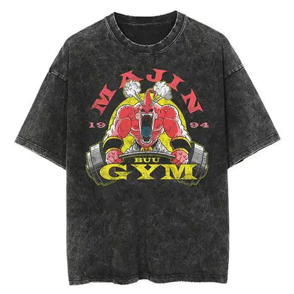 T-shirt Man Women Vintage Washed Short Sleeve Tee Streetwear Loose Casual Top Summer Y2k 2026