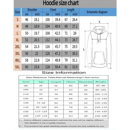 Anime Magellan Printed Hoodie Autumn/Winter New Men's and Women's Trendy Harajuku Large Loose Casual Parent Child Top