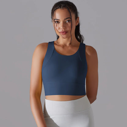 Nylon Sexy Women's Sports Bra Top Women Tight Elastic Gym Sport Yoga Bras Crop Top Yoga Clothes Stretch Women Sports Underwear