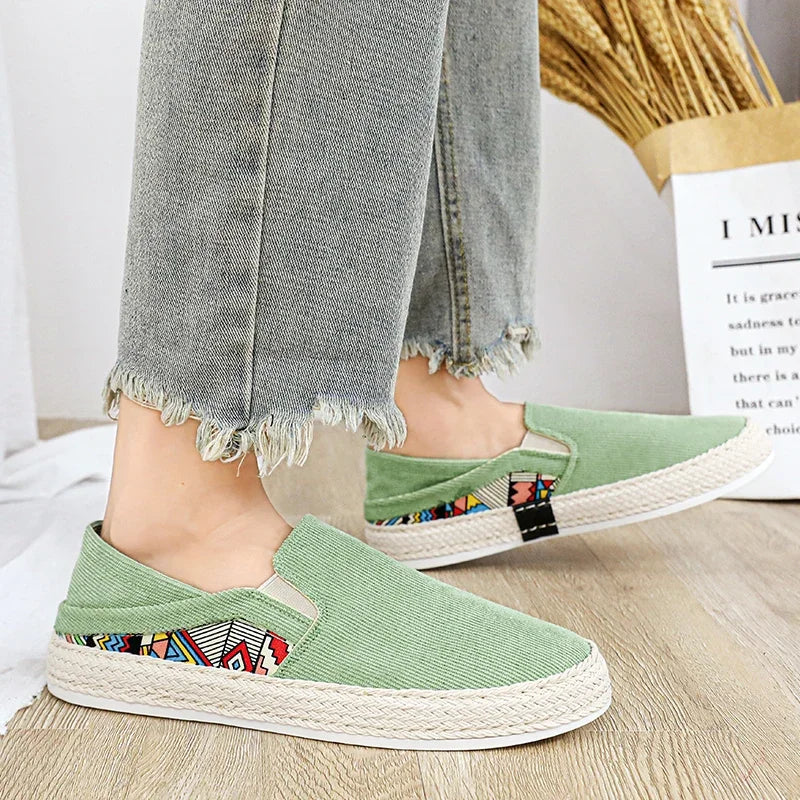 Sapatilhas Casuais Masculinas de Lona Tênis Masculino Slip-on Vulcanizado Confortáveis Sapatilhas Masculinas Mocassins Sapatos de Condução Zapatos Hombre