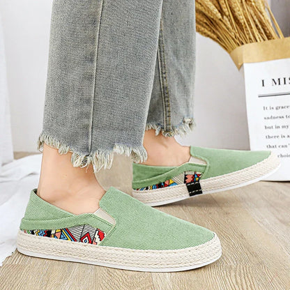 Sapatilhas Casuais Masculinas de Lona Tênis Masculino Slip-on Vulcanizado Confortáveis Sapatilhas Masculinas Mocassins Sapatos de Condução Zapatos Hombre