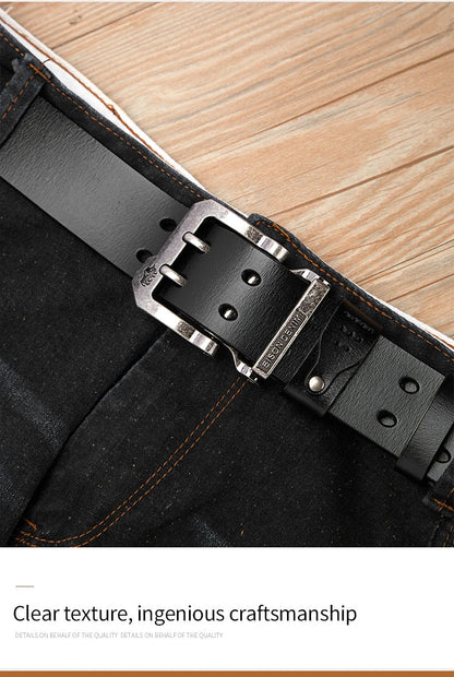 Men Belt Male High Quality Leather Belt Men Male Genuine Leather Strap Luxury Pin Buckle Fancy Vintage Jeans Free Shipping