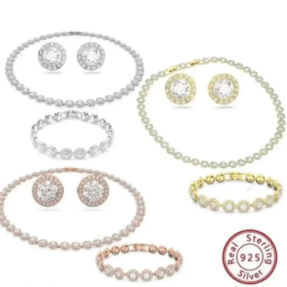 2025 New Classic Luxury Angel Set, Necklace, Bracelet, Earrings, Multi Functional and Beautiful - Valentine's Day Gift