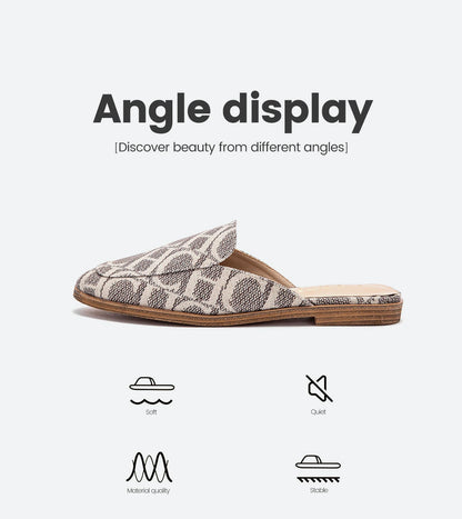 Women's Sandals Non Toe Outdoor Slippers Beach Shoes Luxury Summer New 2024 Slippers Women's Low Heel Shoes