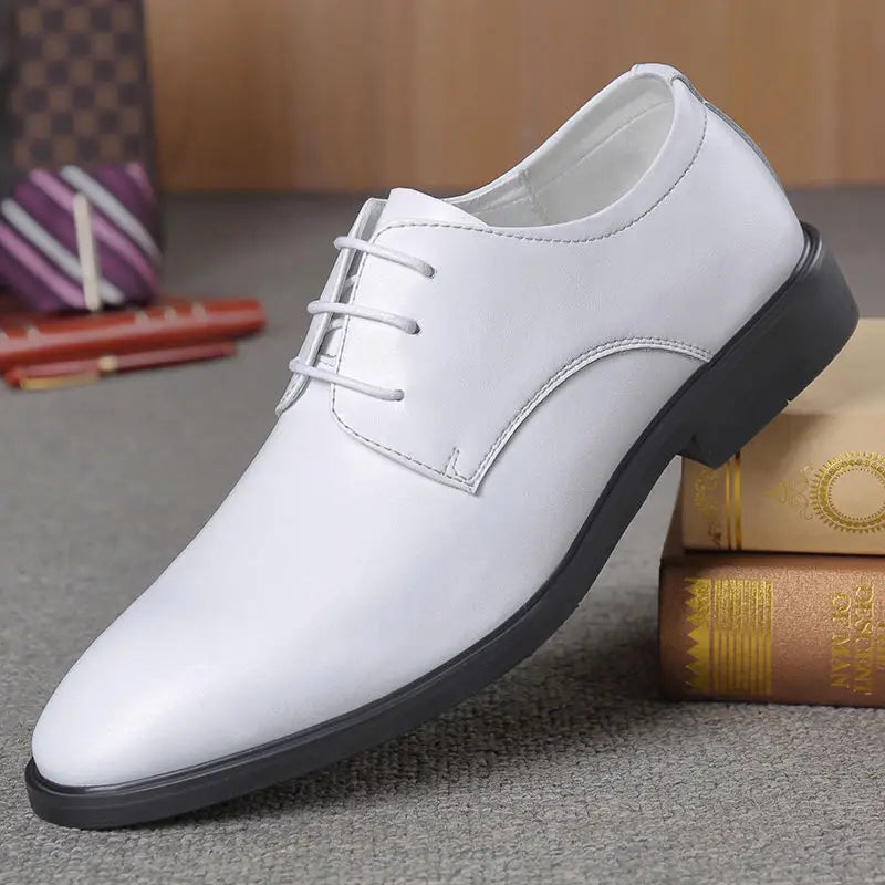 Lace Up Breathable In Summer Oxfords Shoes Social Shoe Male Pointed Toe Men's Formal Black 2025 Style Cheap Liquidation Official