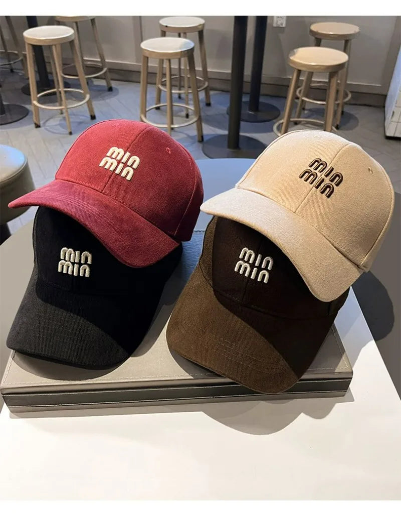 Korean Version High-quality Hard-top Baseball Cap Women Men Spring Autumn Versatile Embroidery Suncap Male Female Classic Hat
