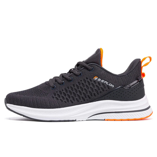 New Running Shoes Men's Casual Lightweight Designer Mesh Sneakers Male Outdoor Breathable Lace-Up Sports Walking Shoes