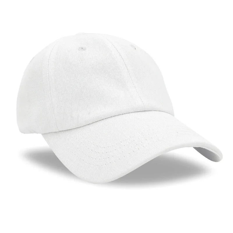 Custom Logo Hat For Women Men Soft Top Cotton Baseball Cap Adult Outdoor Adjustable Dad Hats Snapback Hat Summer Sports Sun Cap