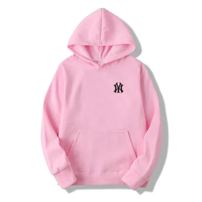 Men's and Women's Casual Fashion Trend Fleece Hooded Hoodies Spring Fall Outdoor Sweatshirt Popular Font Print Pullovers Coat