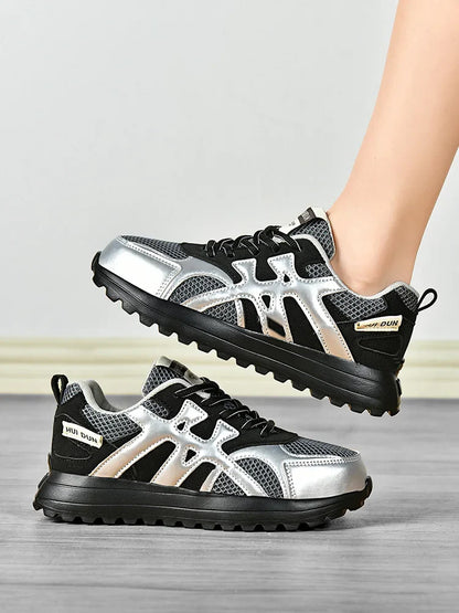 Lightweigh Women safety Shoes Comfor security tennis work shoes woman steel toe Sneakers Breathable Non-Slip summer work boots