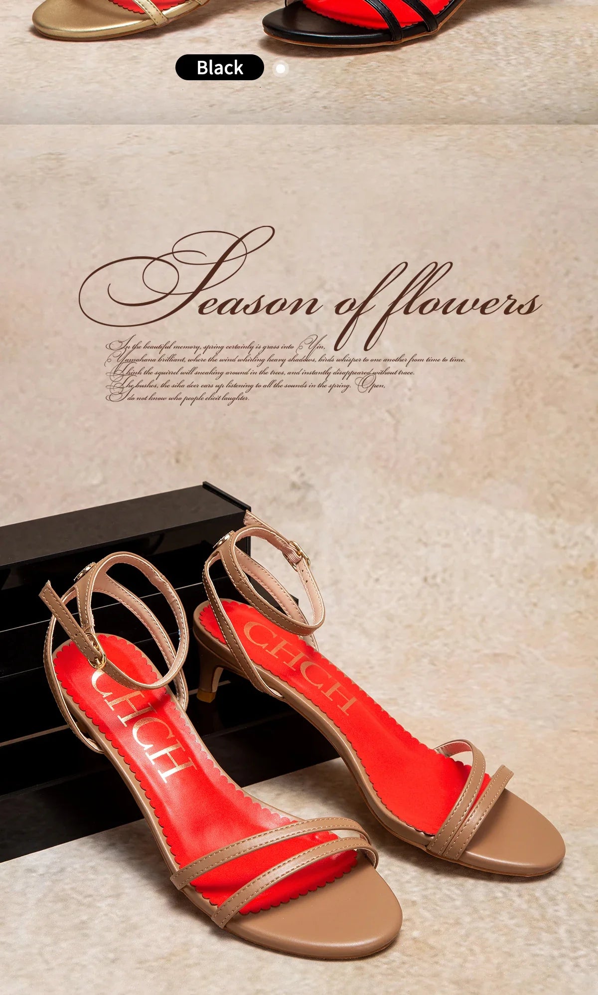 Womens Sandals Round Open Toe Kitten Heels Adjustable Ankle Strap Low Heels Heeled Sandals for Women CHCH Summer Dress Shoes 3cm