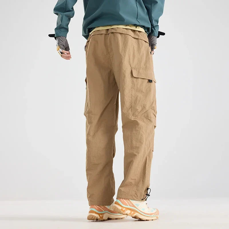 Men's Water-repellent Hiking Pants Scratch Resistance Fashion Cargo Pants Breathable Trousers Fishing Camping Pants