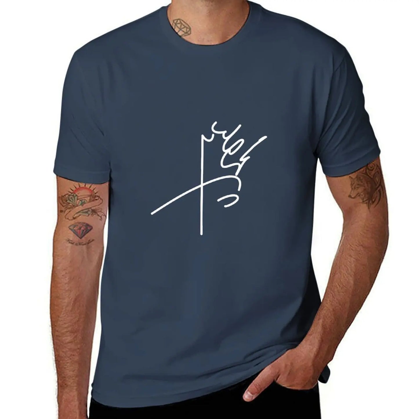 Mohammad Reza Pahlavi's signature T-Shirt sublime sweat Men's clothing