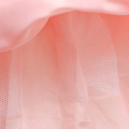 Summer Beading Girl Party Dress Christmas Costume Gala Bow Wedding Birthday Princess Dresses for Girls Baptism Prom Gown Vestido