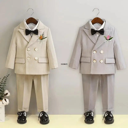 Boys Suit For Wedding 1Year Baby Kids Photograph Suit Children Formal Ceremony Tuxedo Dress Child Party Performance Costume