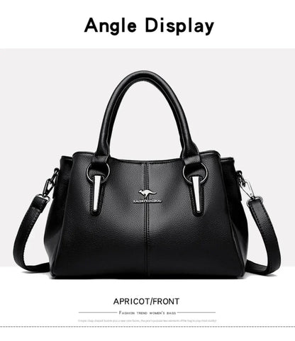 Genuine Fashion 3 Layers Luxury Handbags Women Bags Designer HIgh Quality Leather Crossbody Bags for Women 2024 Shoulder Bag