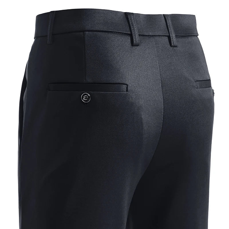 Male Smart Casual Pants Stretchy Men's Lightweight Quick Dry Breathable Slacks Casual Work Dress Pants for Men