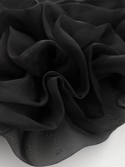 Women Fashion Ribbed Bodysuit With Organza Ruffle Vintage High Elastic Sexy y2k Female Chic Lady Tops body femme