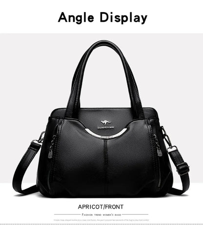 Luxury Purses and Handbags High Quality Soft Leather Shoulder Crossbody Bags for Women 2024 Elegant Tote Messenger Sac A Main