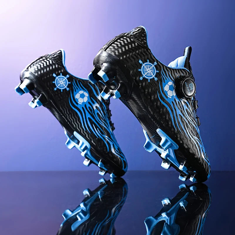 New Children Soccer Cleats Football Boots TF FG Anti-Slip Comfortable Training Shoes Outdoor Indoor Sneakers for Kids Boys Girls
