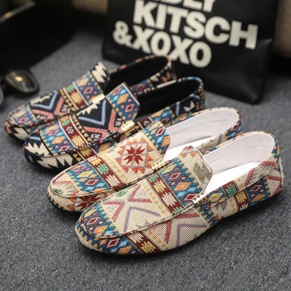 Summer Outdoor Men's Casual Shoes Breathable Man Loafers Lazy Shoes Comfortable Walking Sneakers Non-slip Flats Driving Shoes
