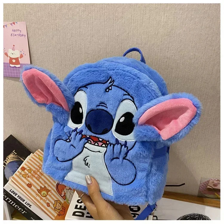 high-quality sewn plush backpack cartoon fashion 3D mini women's backpack large capacity cute children's school bag