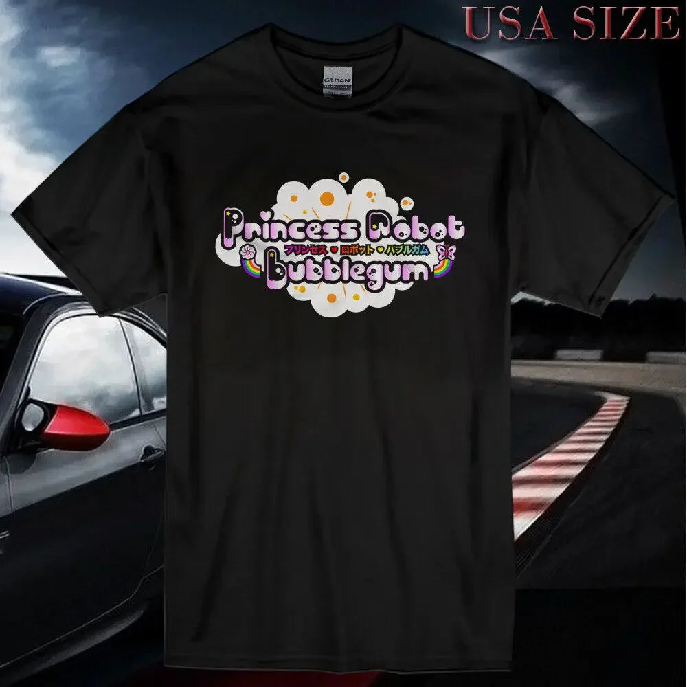 New T Shirt Princess Robot Bubblegum Logo Usa Size S 5XL long or short sleeves