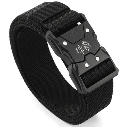 Men's Belt Outdoor Hunting Tactics Belt Multi functional Buckle Nylon Belt High Quality Marine Corps Canvas Belt