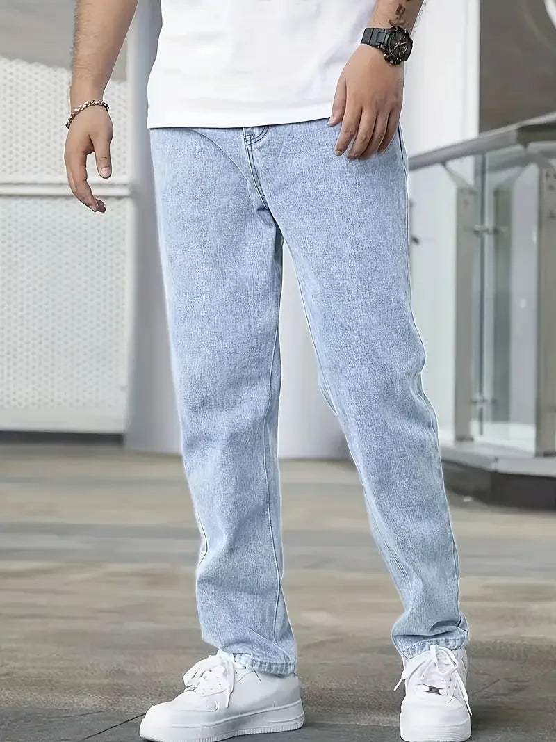 Men's Casual Fashion Jeans - Comfortable, Stylish, and Durable for Everyday Wear