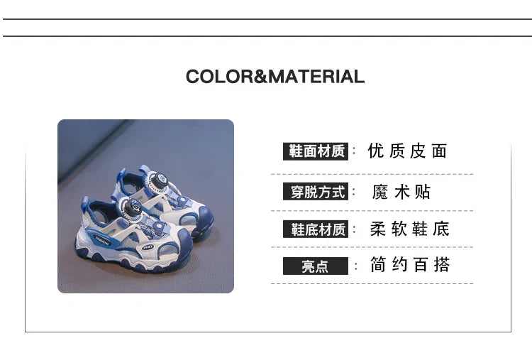 Lightweight Kids Shoes Children Girls Boys Sandals Children Beach Sandals New Non-slip Soft Bottom Breathable Boys Shoes
