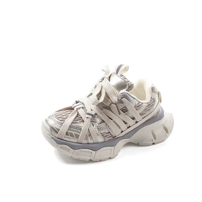 Girl's Sneakers Breathable Versatile Basketball Sneakers for Children Fashion Spring Autumn Kids Causal Boys School Sports Shoes