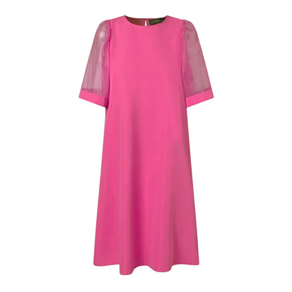 Women Vintage Vestidos Solid Mesh Patchwork Sundress Casual Summer Mini Dress Party Ruffle Short Sleeve Loose Dresses