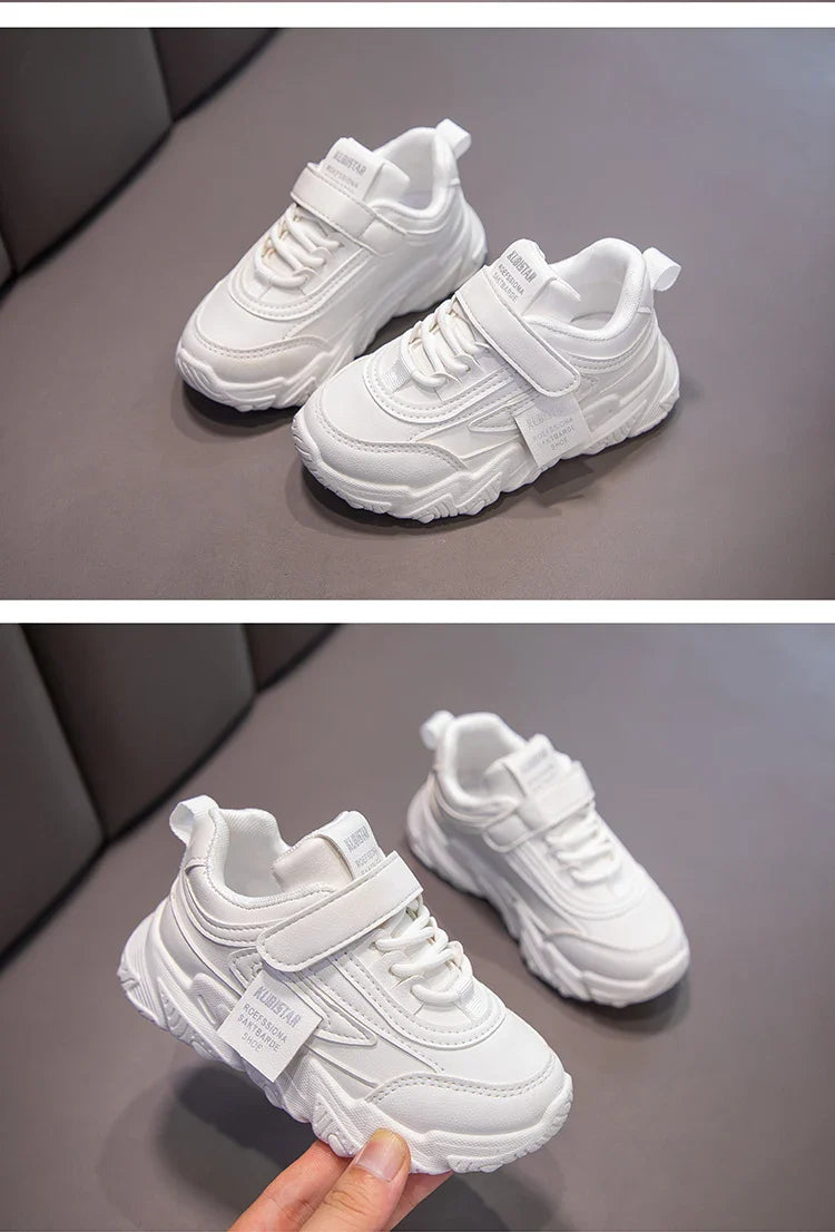 2024 Autumn New Kids Sneakers Children Casual Sneakers for Boys Girls Classic Soft Anti-skid Fashion Sports Running Shoes Tide