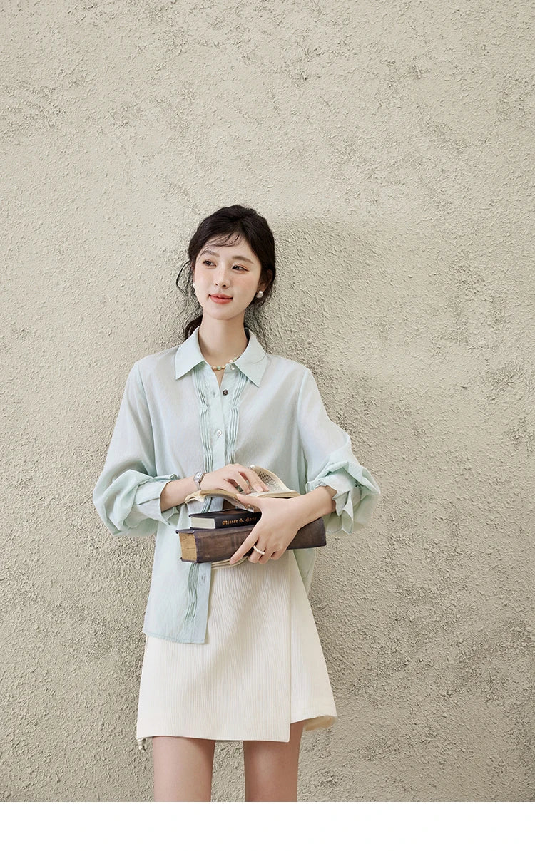 Short Skirt Women 2025 Spring Summer Solid A-line High Waist Slim Skirts Female New Fashion Versatile Clothing MXE12B0655