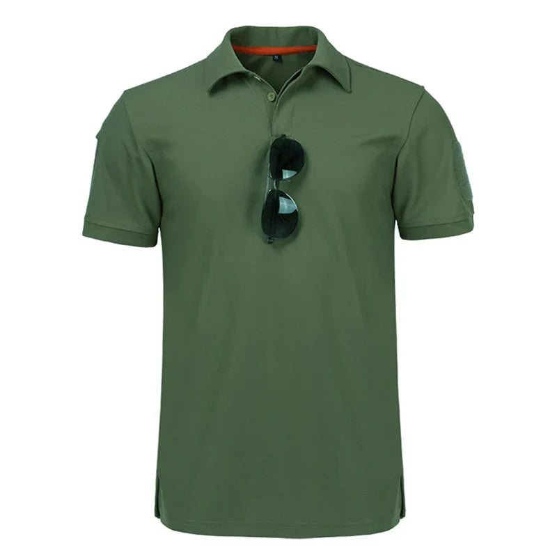 Wear-Resistant Outdoor Tactical Pants Mens Casual T-shirt Cargo Trousers Multi-pocket Waterproof Pant Hiking Training Workwear