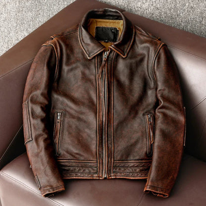 Jacket Vintage  Coat Man Slim Fashion Biker Clothing Asian Size S-6XL M697 Dropshipping