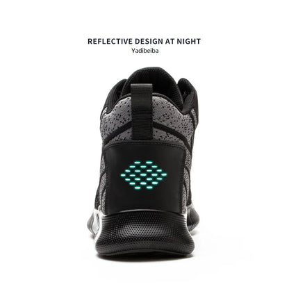 Work Boots Steel Toe Safety Shoes Men Women Work Shoes Sneakers Lightweight  Anti-Puncture Safety Shoes Men Indestructible Boots